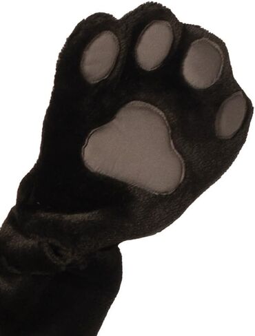 Black Cat Costume with Mask Head and Paws Kit Halloween Costume, Women and Men, Adult One Size in Saudi Arabia
