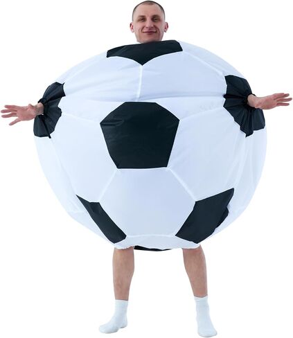 Inflatable Ball Costume for Adult, Blow Up Ball Bodysuit for Men Women Halloween Costumes, Christmas, Cosplay in Kuwait