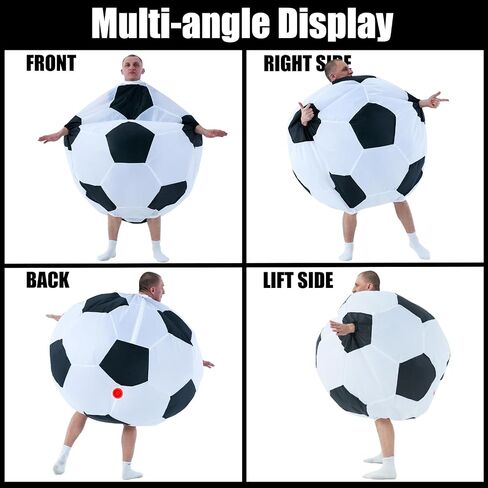 Inflatable Ball Costume for Adult, Blow Up Ball Bodysuit for Men Women Halloween Costumes, Christmas, Cosplay in Kuwait