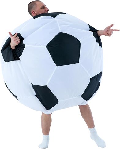 Inflatable Ball Costume for Adult, Blow Up Ball Bodysuit for Men Women Halloween Costumes, Christmas, Cosplay in Kuwait