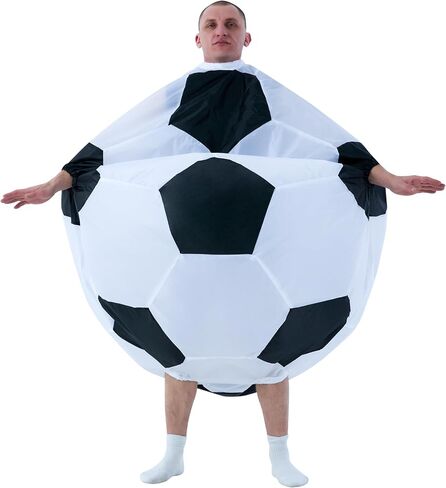 Inflatable Ball Costume for Adult, Blow Up Ball Bodysuit for Men Women Halloween Costumes, Christmas, Cosplay in Kuwait