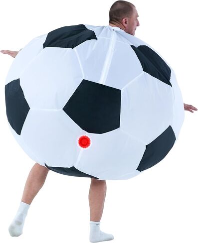 Inflatable Ball Costume for Adult, Blow Up Ball Bodysuit for Men Women Halloween Costumes, Christmas, Cosplay in Kuwait