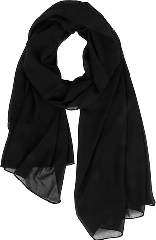 IZUS Women Summer Scarf Sheer Chiffon Sunscreen Large Shawls Wraps Lightweight-Neck-Headscarf Spring Scarves Evening Dresses in Kuwait