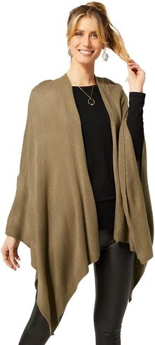 Coco + Carmen Kiara Shawl Wraps for Women in Mushroom - Lightweight Pashmina Shawls and Wraps, 48" x 25.5" Pashmina Scarf for Women Sizes 0-14 in Saudi Arabia