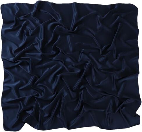 Satin Silk Square Scarf For Women Muslim Hijab Shawl Headsscarf Solid Headsband Islamic Turban Bandana in Kuwait