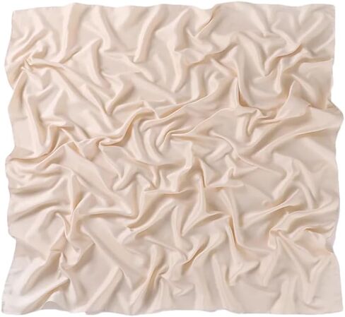 Satin Silk Square Scarf For Women Muslim Hijab Shawl Headsscarf Solid Headsband Islamic Turban Bandana in Kuwait