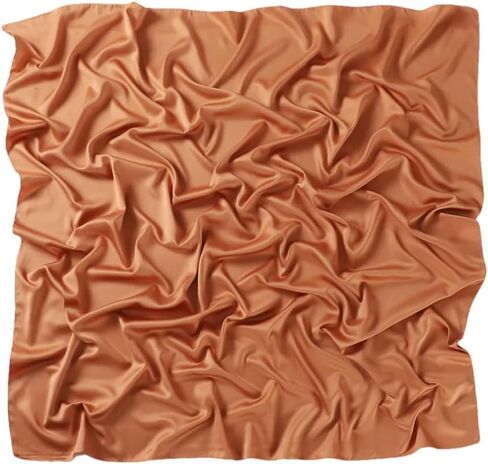 Satin Silk Square Scarf For Women Muslim Hijab Shawl Headsscarf Solid Headsband Islamic Turban Bandana in Kuwait