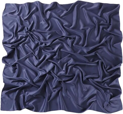 Satin Silk Square Scarf For Women Muslim Hijab Shawl Headsscarf Solid Headsband Islamic Turban Bandana in Kuwait