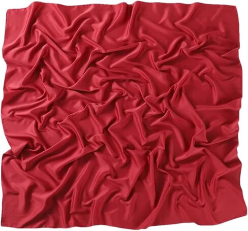 Satin Silk Square Scarf For Women Muslim Hijab Shawl Headsscarf Solid Headsband Islamic Turban Bandana in Kuwait