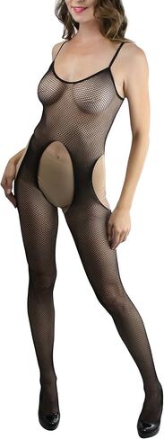 ToBeInStyle Women’s Bodystocking Bustier Garter Lingerie Suspender Thigh High Stockings in Kuwait
