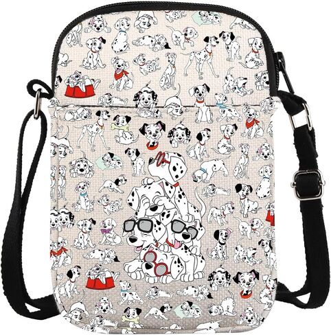 VAMSII Dalm-tian Dog Crossbody Bag 101 Dogs Merch Dogs Lover Gift Dalm-tian Inspired Gift in Kuwait