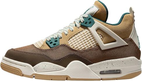 NIKE Air Jordan 4 Retro Big Kids Shoes Size-5, Brown in Saudi Arabia