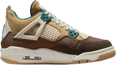 NIKE Air Jordan 4 Retro Big Kids Shoes Size-5, Brown in Saudi Arabia