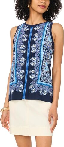 Vince Camuto Women's Printed Sleeveless Tank Top in Saudi Arabia