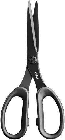 Deli, Non-stick Scissors, Black, Stainless Steel Scissors, Effortless Precision Cutting, Effortless Precision Cutting, for students, for DIY in Kuwait