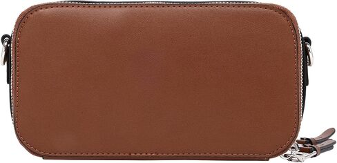 True Religion Crossbody Bag for Women | Brown | Small Crossbody Purse for Women with Double Zip | Travel Handbag | Womens Going Out Bag in Kuwait