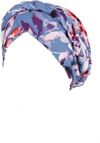Women Floral Braid Head Wraps Chemo Hair Scarves Turban Pre-tie Headwear in Kuwait