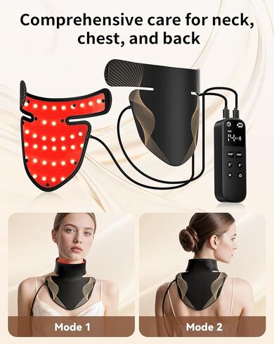Red Light Therapy for Face, LED Light Therapy Mask Skin Care Mask & Neck, LED Red & NIR Light Therapy Wavelength for Home Use, Working Travel Yoga Sleep in Saudi Arabia