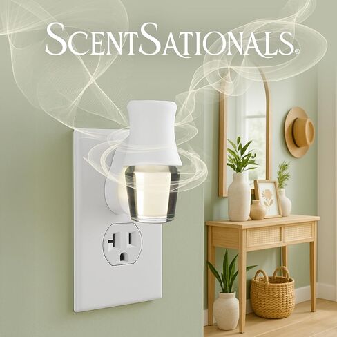 ScentSationals Honeysuckle Nectar Fragrance Oil Plug in Air Freshener Refills 3-Pack - Works with Scentsationals Wall Plugs, Long-Lasting Home Fragrance, 0.8 fl oz Each, Packaging May Vary in Saudi Arabia