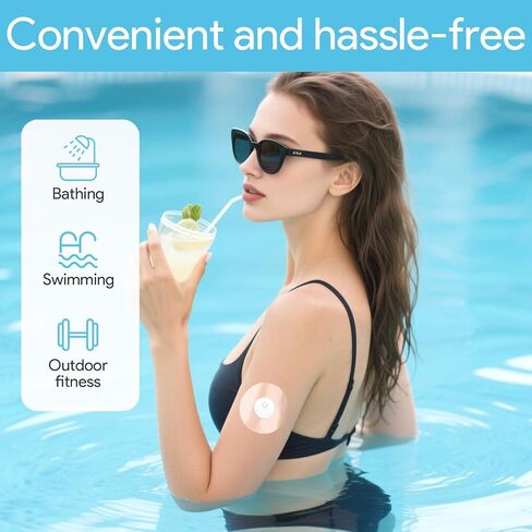 60 Pack Freestyle Sensor Covers for Libre Plus, Libre 3 Sensor Covers Waterproof Adhesive Patches for Freestyle Sweatproof Breathable Without Hole, Waterproof Tape Cover Patch in Saudi Arabia