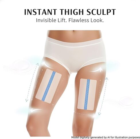 30 Pcs Thigh Lift Tape for Loose Skin, Skinnies Instant Thigh Lifts, Leg Tape for Sagging Skin, Sweat-Resistant Soft and Breathable, Comfortable for All-Day Wear Under Dresses, Skirts, or Workout. in Saudi Arabia