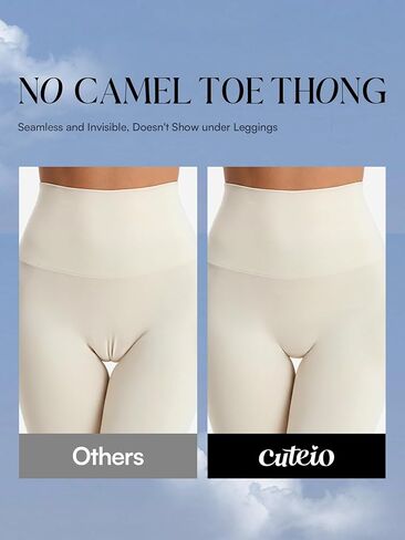 3-Pack Camel Toe Underwear for Women - XS-XL Seamless No Show Thong Panty Liners Tangas, Comfortable G-Strings for Gym in Saudi Arabia