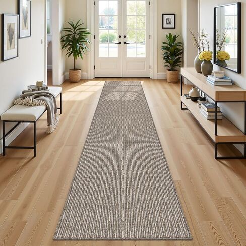 SHACOS Runner Rugs for Hallway 20"x59" Rubber Backed Non Slip Kitchen Runner Rug Floor Mat, Stain Resistant Entryway Rugs Indoor Carpet Runners for Bathroom Laundry Living Room, Coffee in Saudi Arabia