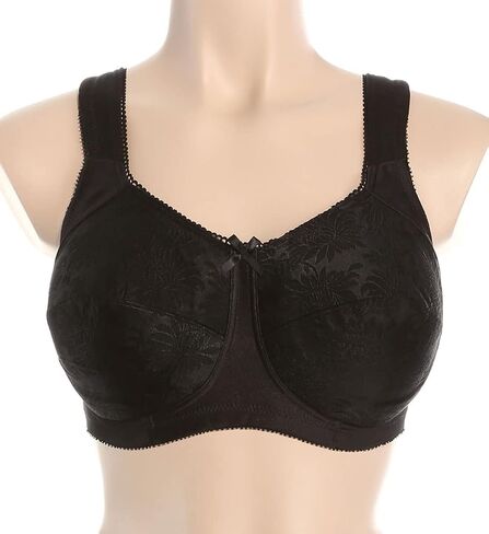 Aviana Women's Jacquard Softcup Bra 2353 32G Black in Saudi Arabia