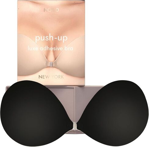 NOOD New York Women's Push-Up Luxe Bra, Black, A in Saudi Arabia