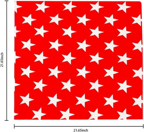 Star Print Bandana Costume American Flag Headband Cycling Fashion Headband Clothing Accessories for Men and Women in Kuwait