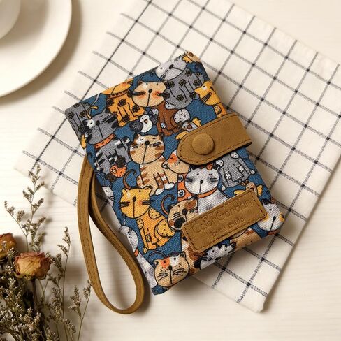 1 Pack CuteCatWallet for Women,Card Holder with Zipper Hasp,Large Capacity Money Bag,Lightweight Purse for Daily & Travel Use in Kuwait