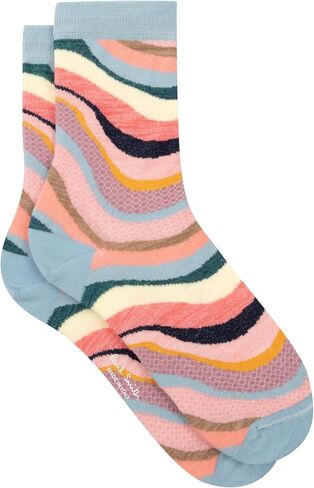 PS Paul Smith Women's Goldie Swirl Socks, Turquoise, One Size in Kuwait