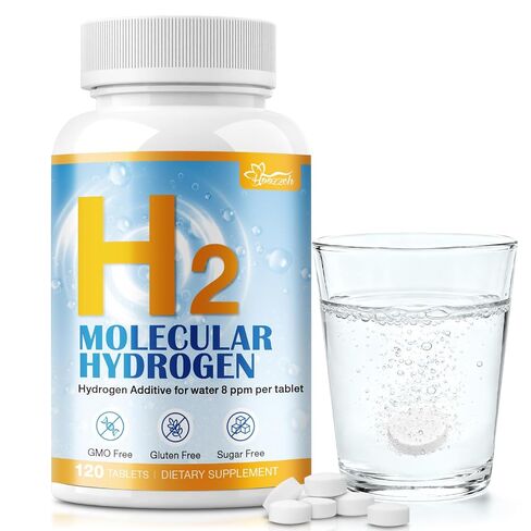 Hydrogen Water Tablets H2 12PPM Hydrogen Tablets for Drinking Water Molecular Hydrogen Talets with Magnesium Energy & Wellness Easy to Dissolve in Saudi Arabia