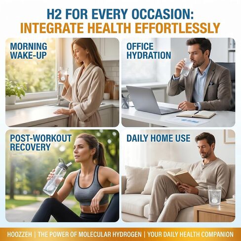 Hydrogen Water Tablets H2 12PPM Hydrogen Tablets for Drinking Water Molecular Hydrogen Talets with Magnesium Energy & Wellness Easy to Dissolve in Saudi Arabia