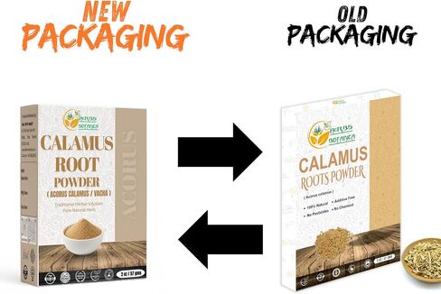Herbs Botanica Calamus Powder 100% Pure & Organic Acorus Calamus Root Powder for Herbal Tea, Wellness & DIY Use Finely Ground, Non-GMO & Additive Free 2 oz Pack in Saudi Arabia