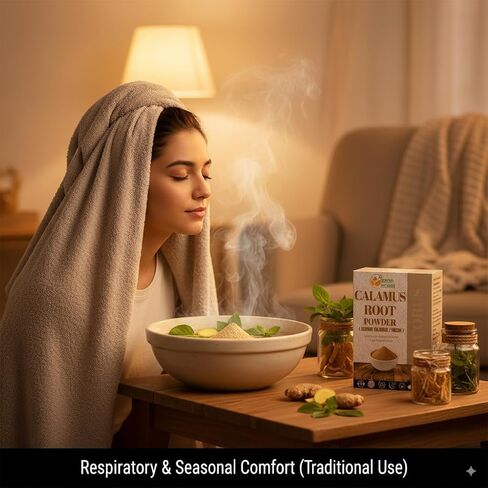 Herbs Botanica Calamus Powder 100% Pure & Organic Acorus Calamus Root Powder for Herbal Tea, Wellness & DIY Use Finely Ground, Non-GMO & Additive Free 2 oz Pack in Saudi Arabia