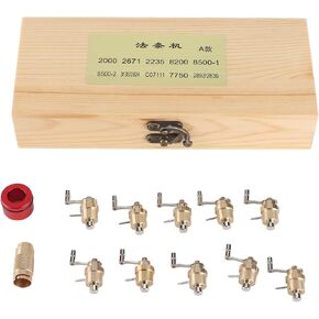 Mainspring Winder Set for Watch Repair, Brass Watchmaker Tool Kit with Storage Box, Wristwatch Repair Tool for DIY, Hobbyists, and Professionals in Kuwait