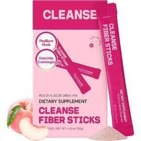 dr.blet Soluble Fiber GLP-1 Friendly 20 Packets on the go to Support Weight Management & Gut Health, Peach Flavor, Korean Beauty with Psyllium Husk Powder Drink Supplement in Saudi Arabia