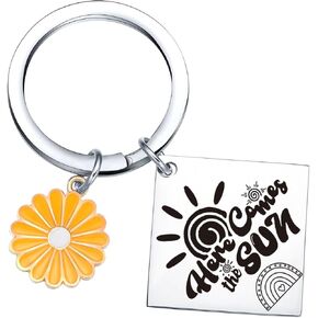 Sunshine Keychain Motivational Gifts For Women Lyrics Quote Jewelry Uplifting Keychain in Saudi Arabia