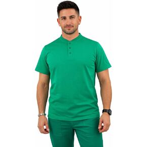 Chef Henley Shirt – Unisex 3-Button Professional Workwear Top in Saudi Arabia