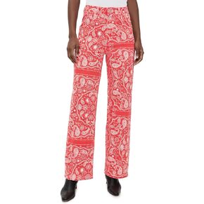 Never Fully Dressed Women's Red Bandana Jeans in Saudi Arabia