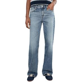 DAZE Women's Keeper Low Rise Straight Jeans in Heartbeat in Saudi Arabia
