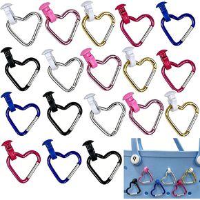 12Pcs Inserts Hooks Accessories for Beach Bag Key Holder for Bogg Bag Accessories Insert Hook Carabiner Keychain Holder Charms in Saudi Arabia