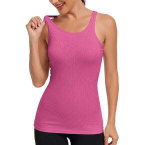 Womens Crewneck Going Out Tank Top Spaghetti Slim fit Workout Shirt in Saudi Arabia