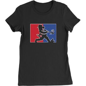 Batter Up Philly Baseball Phan Womens T-Shirt, Soft Cotton, Graphic Tee in Saudi Arabia