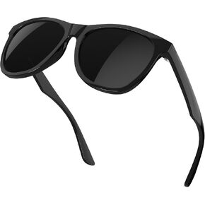 WISTON XL Square Polarized Sunglasses for Big Heads Men Oversized 150mm Wide TR90 Frame UV400 Protection Shades 8140 in Kuwait
