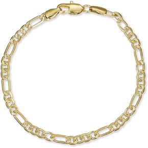 14K Gold Plated Chain Bracelet for Women,Dainty Plated Gold Jewelry Gifts for Women,Trendy Gold Bracelet Waterproof in Kuwait