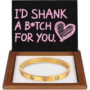 DUMBEN Hidden Message Bracelet - Funny & Humorous Gifts Ideas for Women, Unique Birthday Gifts for Women Best Friend Sister Wife Girfriend Mom... in Saudi Arabia