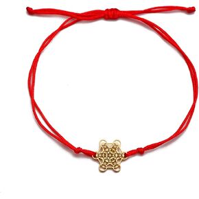 UNIFT Metatron's Cube Bracelet For Women Men Stainless Steel Sacred Geometry Style Seals of Archangel Double Rope Bracelet Amulet Jewelry Gifts in Saudi Arabia