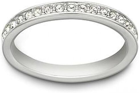 Swarovski White Rhodium Plated Rare Ring, Size 56 (US 8.75) in Kuwait